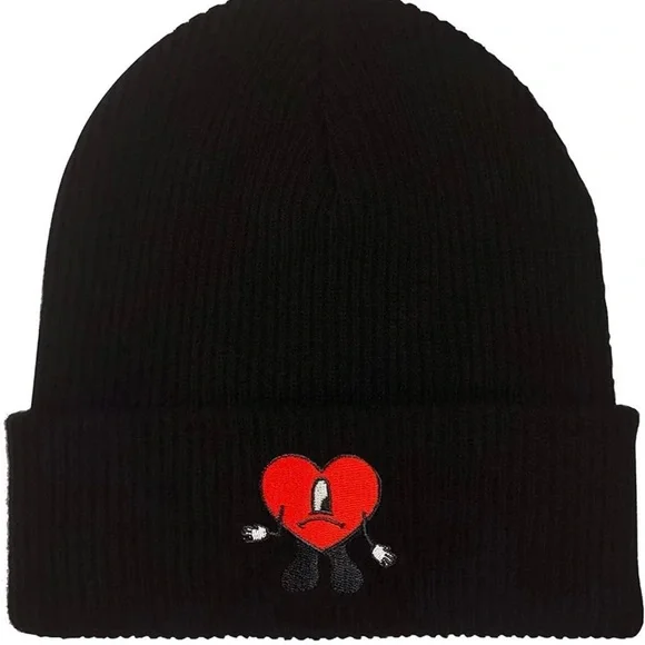 Bad bunny beanie black 'Un Verano sin Ti' Brand New - Picture 1 of 2